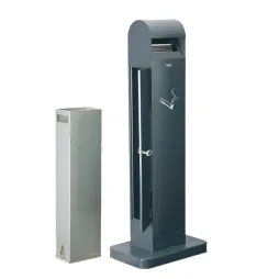 Cendrier collectivité sur pied en acier Cendrier collectivité sur pied en acier