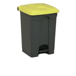 Poubelle de tri intérieur gris/jaune