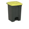 Poubelle de tri intérieur gris/jaune