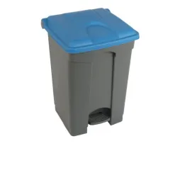 Poubelle intérieure tri grise et bleue de 45 L