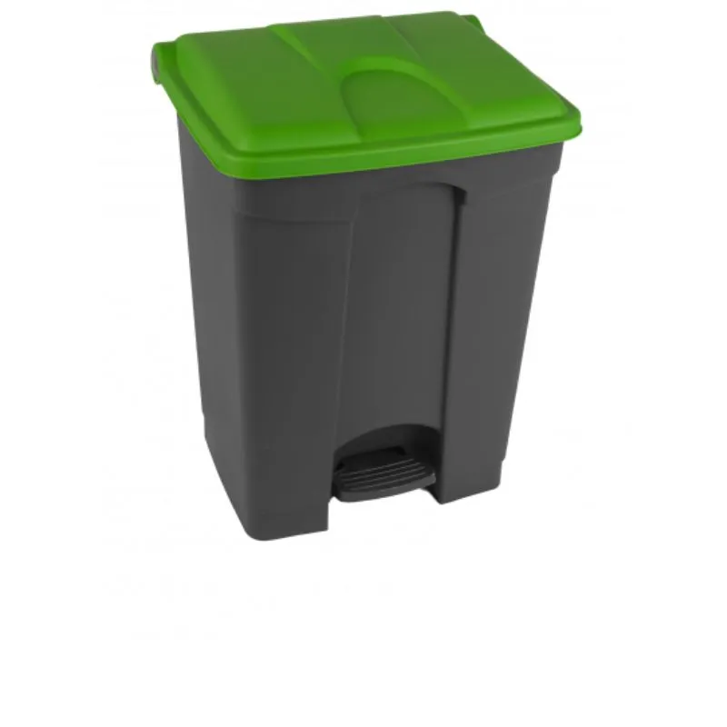 Poubelle tri bureau 70 L grise et verte