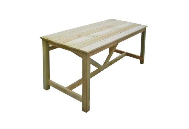 Table de terrasse en bois