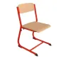 Chaise scolaire en multiplis