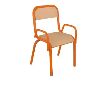 Chaise scolaire empilable en multiplis