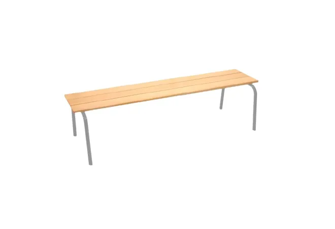 Banc scolaire en bois
