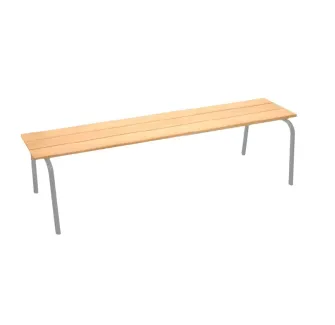 Banc scolaire en bois