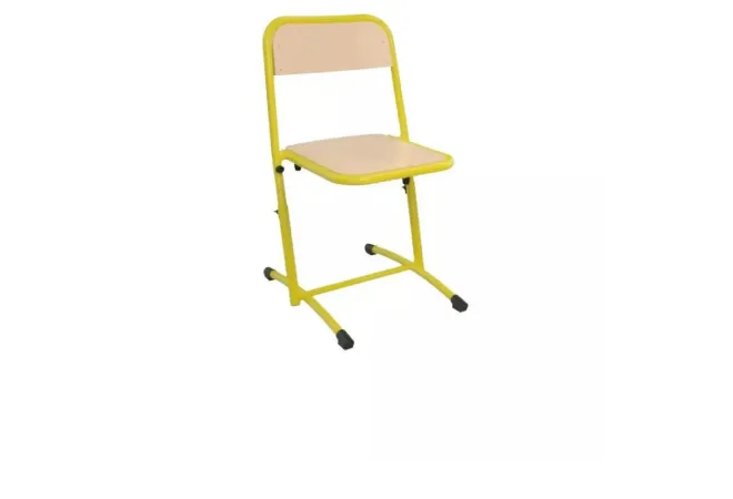 Chaise d'école réglable en hauteur
