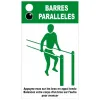 Panneau instructions barres parallèles