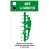 Panneau pour agrès mât à grimper