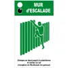 Panneau pour module extérieur" Mur d'escalade"