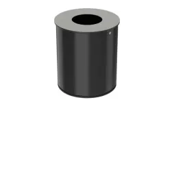 Poubelle de bureau tri sélectif contenance 15 L coloris gris Poubelle de bureau tri sélectif contenance 15 L coloris gris