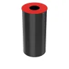 Corbeille intérieure de tri sélectif rouge/noire contenance 50 L Corbeille intérieure de tri sélectif rouge/noire contenance 50 L