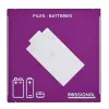 Bac de recyclage pour pile de 2 L face de dessus violet Bac de recyclage pour pile de 2 L face de dessus violet