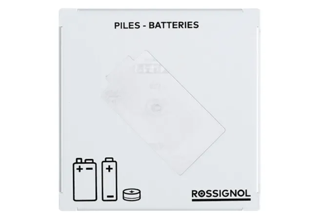 Collecteur de piles 2L face du dessus blanches Collecteur de piles 2L face du dessus blanches