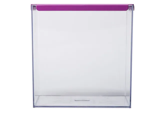 Recyclage des piles bac de 7 L transparent et violet Recyclage des piles bac de 7 L transparent et violet
