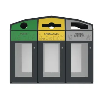 Poubelle vigipirate de tri sélectif