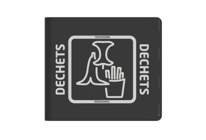 Dessus de poubelle de tri pour déchets