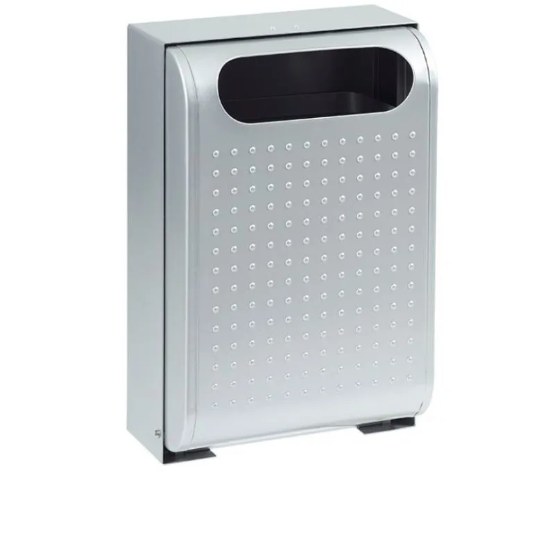 Poubelle publique murale - Poubelle de ville - Poubelle murale 30 L