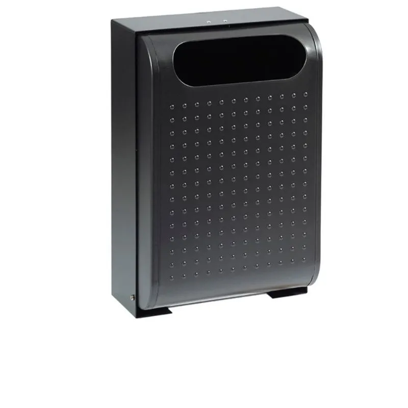 Poubelle murale extérieur gris anthracite 30 L