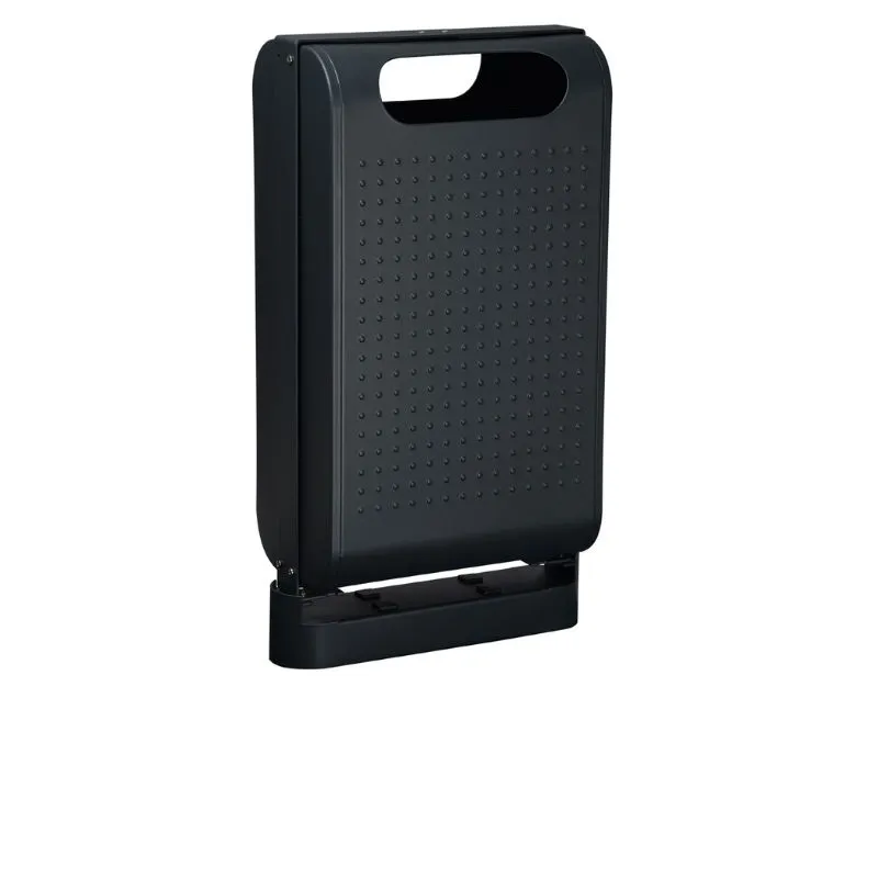 Poubelle de ville sur pied anthracite 60 L