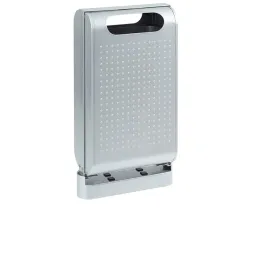 Poubelle urbaine sur pied capacité 60 L coloris gris métal