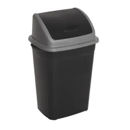 Poubelle à trappe basculante