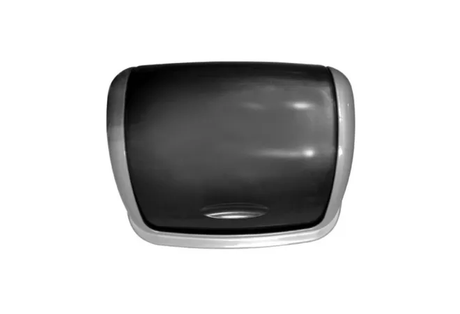 Poubelle en polypro avec couvercle basculant