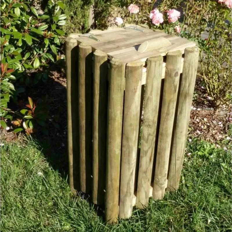 Corbeille en bois de 60 L