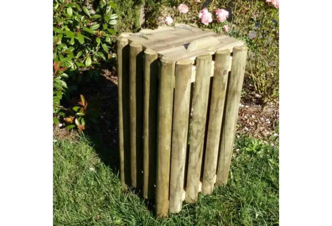 Corbeille en bois de 60 L