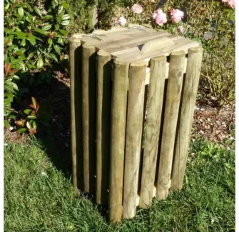 Corbeille en bois de 60 L