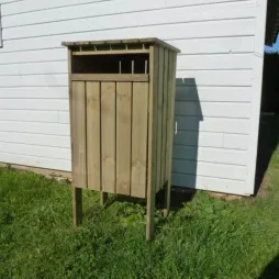 Corbeille en bois de 100 L