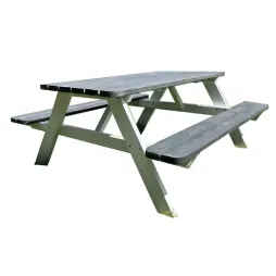 Table de pique-nique en bois pour collectivités