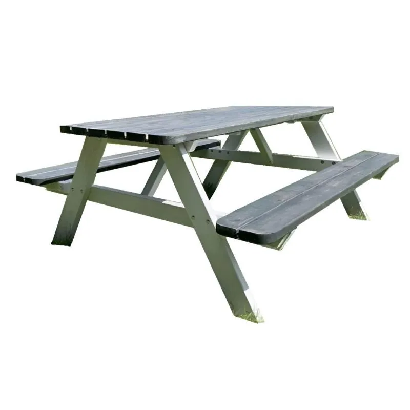 Table de pique-nique en bois pour collectivités