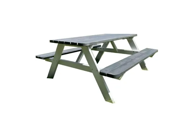 Table de pique-nique en bois pour collectivités