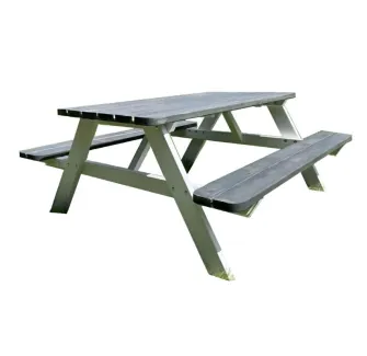Table de pique-nique en bois pour collectivités