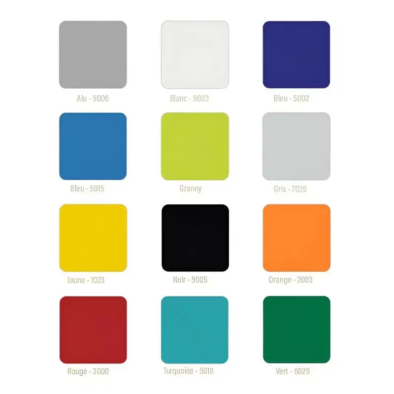 Mobilier scolaire coloris