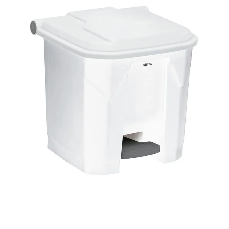 Poubelle de 30 L blanche