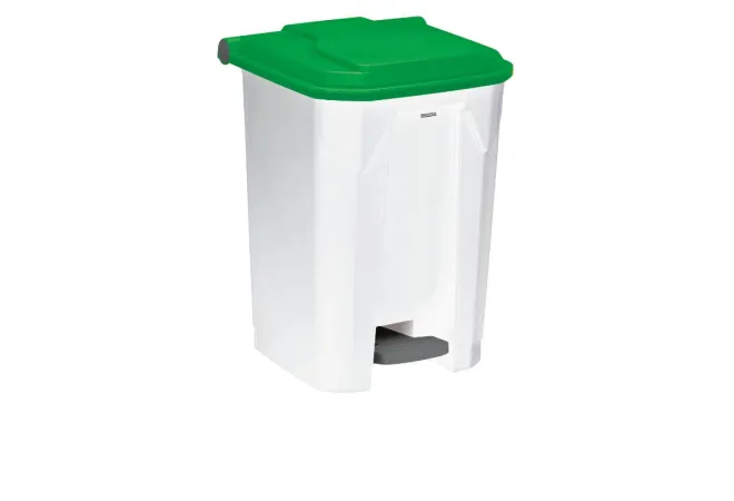 Poubelle intérieure pour le tri de 50 L blanc/vert