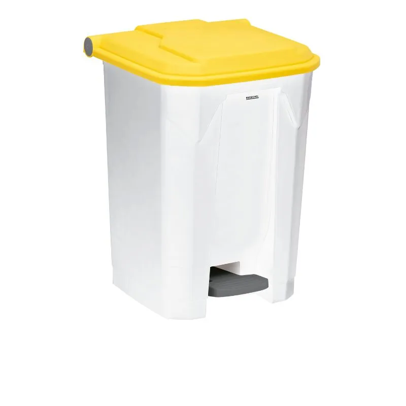 Corbeille intérieure de 50 L couvercle jaune