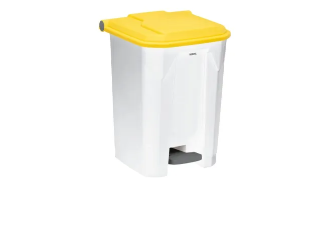 Corbeille intérieure de 50 L couvercle jaune