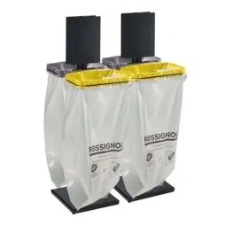 Supports de sacs de tri sélectif extérieur 4 X 110 L