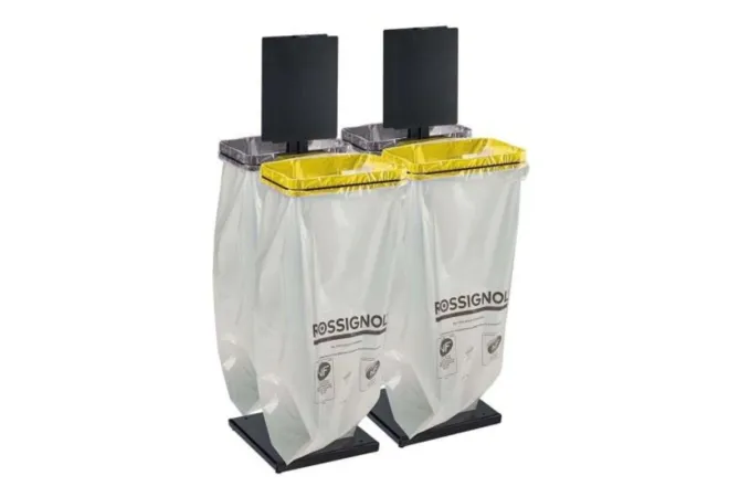 Supports de sacs de tri sélectif extérieur 4 X 110 L