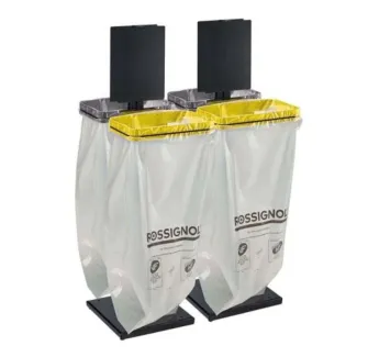 Supports de sacs de tri sélectif extérieur 4 X 110 L
