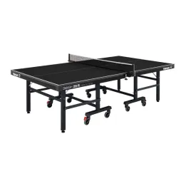 Table de ping-pong en résine noire pour usage intérieur
