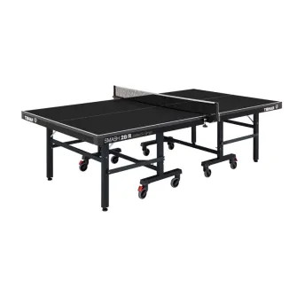 Table de ping-pong en résine noire pour usage intérieur