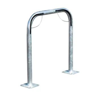 Barrières pour vélo à fixer au sol sur platines