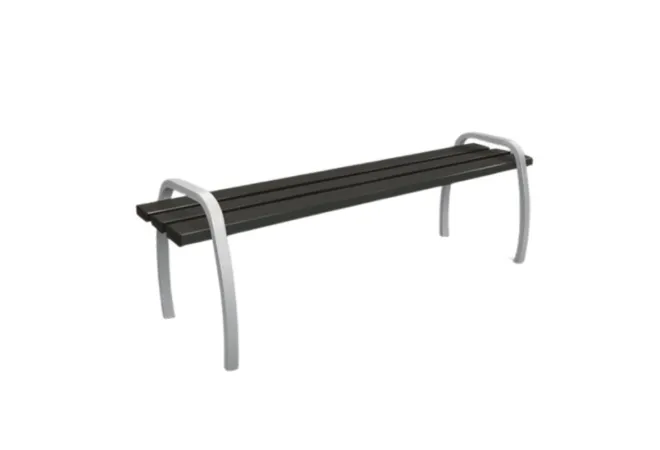 Banc de ville en métal