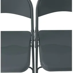 Chaise assemblable avec système d'accroche en métal