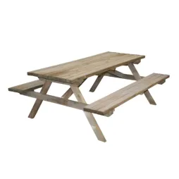 Table en bois pique-nique - Table de pique-nique en bois