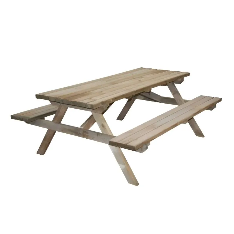 Table en bois pique-nique - Table de pique-nique en bois